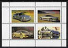 Kalmikia Republic 1997 Cars perf sheetlet containing complete set of 4 unmounted mint