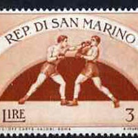 San Marino 1954 Boxing 3L from Sport set of 11 unmounted mint, SG 476*