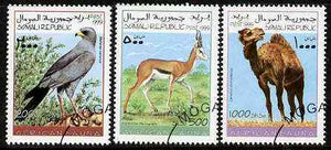 Somalia 1999 African Fauna set of 3 (Camel, Gosgawk & Springbok) fine cto used