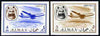 Ajman 1967 Airliners (4Dh & 5R from Transport imperf set of 14) unmounted mint Mi 130 & 139