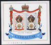 Gibraltar 1977 Silver Jubilee m/sheet unmounted mint, SG MS 373