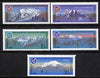 Russia 1986 Mountaineer's Camps (1st Series) set of 5 unmounted mint, SG 5683-87, Mi 5635-39*