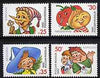 Russia 1992 Characters from Children's Books #1 set of 4, SG 6354-57, Mi 234-378 unmounted mint*