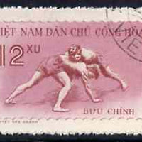 Vietnam - North 1959 Wrestling 12x fine cto used from Sports set of 3, SG N115*
