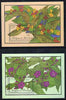 Antigua 1986 Flowers set of 2 m/sheets, SG MS 1036 unmounted mint
