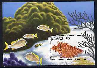 Grenada 1986 Sea Shells m/sheet unmounted mint SG MS 1520