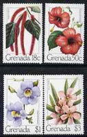 Grenada 1979 Flowers set of 4 unmounted mint, SG 985-88*