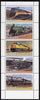 Buriatia Republic 1996 Locomotives perf set of 5 values unmounted mint