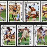 Vietnam 1986 Football World Cup imperf set of 7 cto used (very scarce with only a limited number issued thus) as SG 920-26*