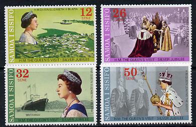 Samoa 1977 Silver Jubilee set of 4 unmounted mint, SG 479-82