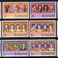 St Vincent 1977 Silver Jubilee set of 12 unmounted mint SG 502-13