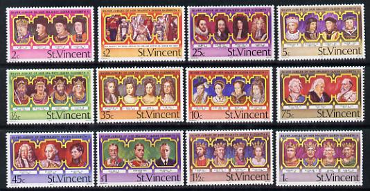 St Vincent 1977 Silver Jubilee set of 12 unmounted mint SG 502-13