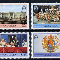 Anguilla 1978 Coronation 25th Anniversary set of 4 (SG 320-23) unmounted mint