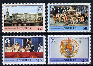 Anguilla 1978 Coronation 25th Anniversary set of 4 (SG 320-23) unmounted mint