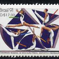 Brazil 1991 Congress on Physical Recreation unmounted mint, SG 2462*
