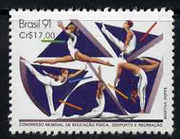 Brazil 1991 Congress on Physical Recreation unmounted mint, SG 2462*