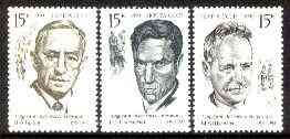 Russia 1990 Nobel Prize Winners for Literature set of 3 unmounted mint, SG 6192-94, Mi 6135-37*