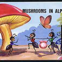 North Korea 1995 Fungi in Alpine Regions 2 won booklet containing pane of 10 x 20 jons