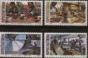Abkhazia 1997 Astronauts perf sheetlet containing complete set of 6 unmounted mint