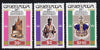 Grenada 1978 Coronation 25th Anniversary perf 12 set of 3 from sheetlets unmounted mint, SG 946-8