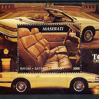 Batum 1995 Cars (Maserati) perf m/sheet unmounted mint
