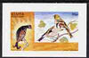 Staffa 1973 Birds #01 (Grouse, Siskin & Goldfinch) imperf souvenir sheet (35p value) unmounted mint