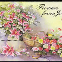 Jersey 1998 Flowers perf m/sheet (with Italia 98 logo) unmounted mint, SG MS880