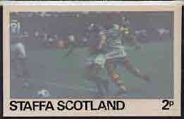 Staffa - Football Original composite artwork for 2p value comprising coloured photograph mounted on board 6€