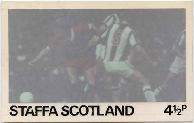 Staffa - Football Original composite artwork for 4.5p value comprising coloured photograph mounted on board 6€