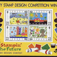 Jersey 2000 Stampin' the Future (children's stamp design competition) Winners perf m/sheet unmounted mint, SG MS933