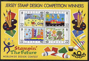 Jersey 2000 Stampin' the Future (children's stamp design competition) Winners perf m/sheet unmounted mint, SG MS933