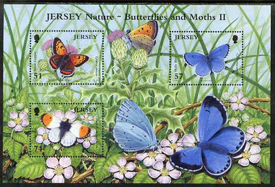 Jersey 2006 Butterflies & Moths perf m/sheet unmounted mint, SG MS1285