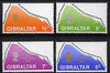 Gibraltar 1969 New Constitution (Rock Shaped) set of 4 unmounted mint, SG 236-39*