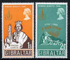 Gibraltar 1968 Human Rights Year set of 2, SG 229-30 unmounted mint*
