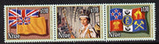 Niue 1978 Coronation 25th Anniversary set of 3 (white border) SG 245-7A unmounted mint