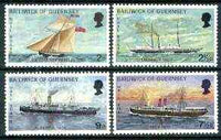 Guernsey 1972 Mail Packet Boats #1 set of 4 unmounted mint, SG 67-70*