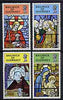 Guernsey 1973 Christmas (Stained Glass Windows) set of 4 unmounted mint, SG 89-92*