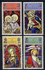 Guernsey 1972 Royal Silver Wedding & Christmas (Stained Glass Windows) set of 4 unmounted mint, SG 76-79*