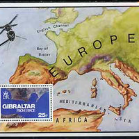Gibraltar 1978 Gibraltar from Space m/sheet unmounted mint, SG MS 399
