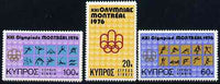 Cyprus 1976 Montreal Olympics set of 3 unmounted mint, SG 471-73*