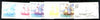 Tuvalu 1986 Ships #3 Brigantine Triton 60c set of 6 imperf progressive proofs comprising the 4 individual colours plus 2 & 3 colour composites (as SG 380)