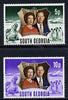 Falkland Islands Dependencies - South Georgia 1972 Silver Wedding set of 2 unmounted mint, SG 36-7