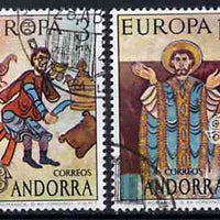 Andorra - Spanish 1975 Europa (Paintings) set of 2 superb cto used, SG 92-93*