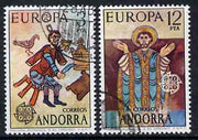 Andorra - Spanish 1975 Europa (Paintings) set of 2 superb cto used, SG 92-93*