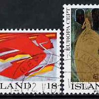 Iceland 1975 Europa (Paintings) set of 2 superb cto used, SG 533-34*