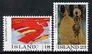 Iceland 1975 Europa (Paintings) set of 2 superb cto used, SG 533-34*