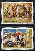 Turkey 1975 Europa (Paintings) set of 2 superb cto used, SG 2523-24*
