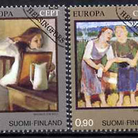 Finland 1975 Europa (Paintings) set of 2 superb cto used, SG 877-78*