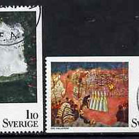 Sweden 1975 Europa (Paintings) set of 2 superb cto used, SG 841-42