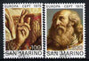 San Marino 1975 Europa (Details from St Marinus) set of 2 superb cto used, SG 1023-24*